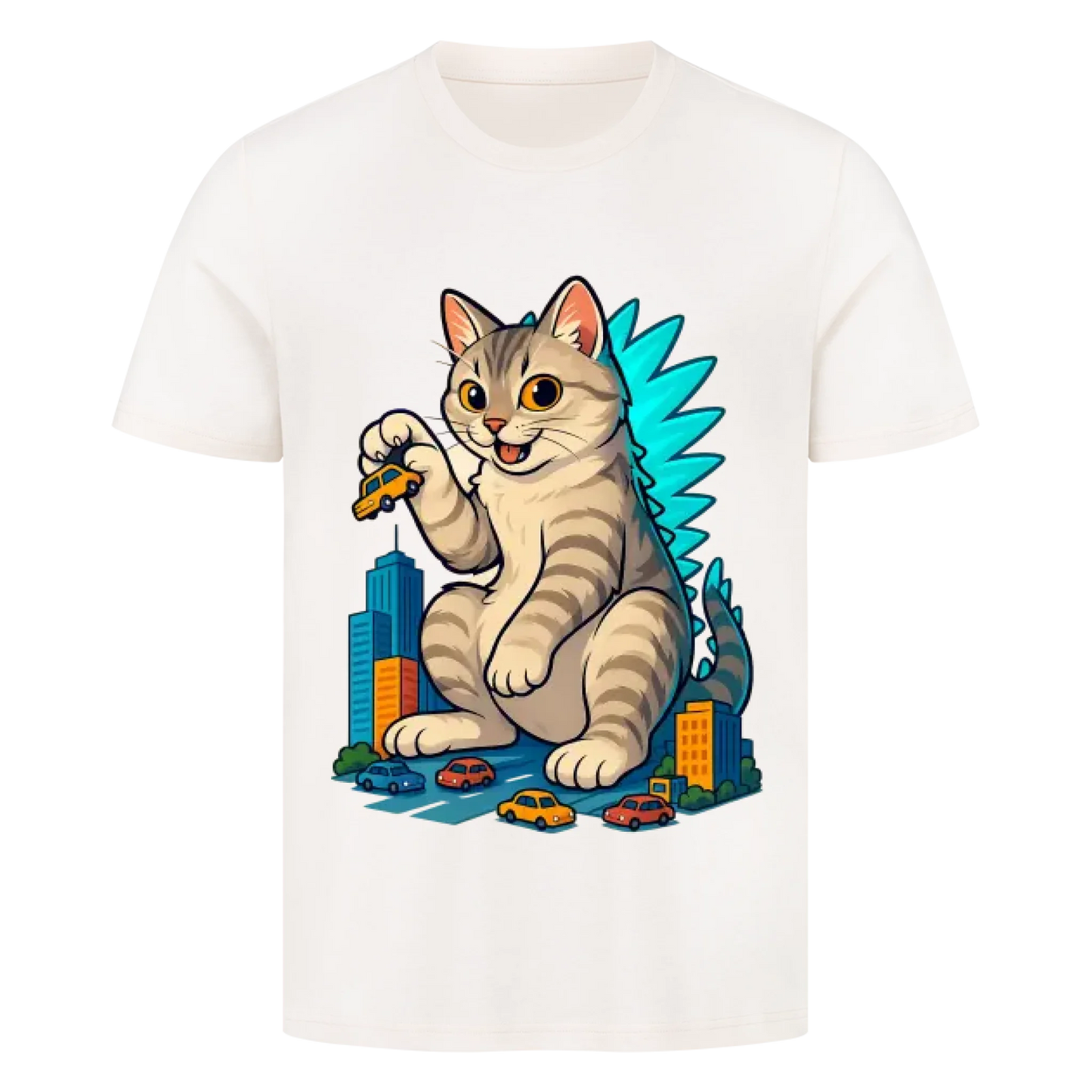 Catzilla - Individuelles Premium T-Shirt - Eigenes Bild