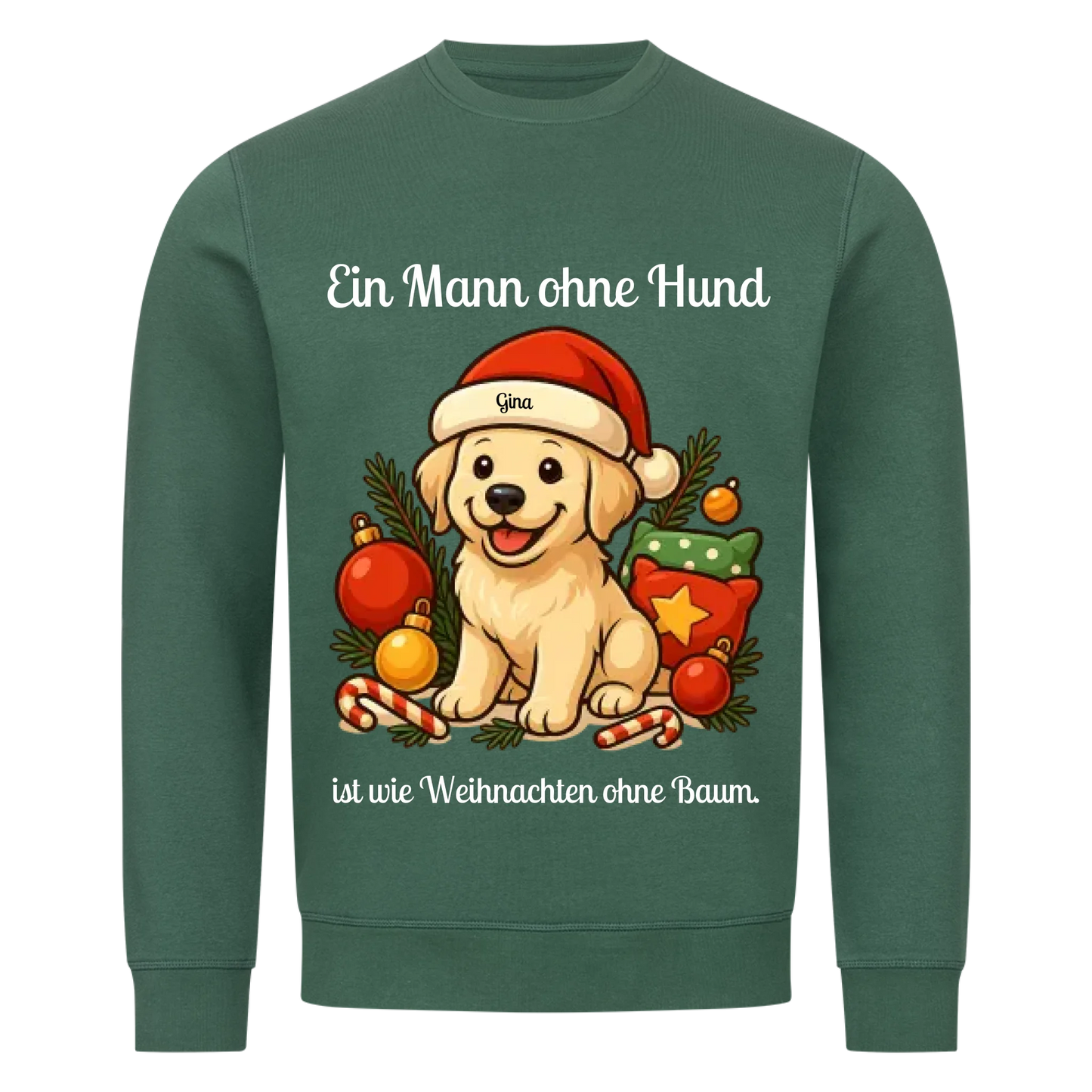 Eine Mann ohne Hund Premium Sweatshirt - Eigenes Bild