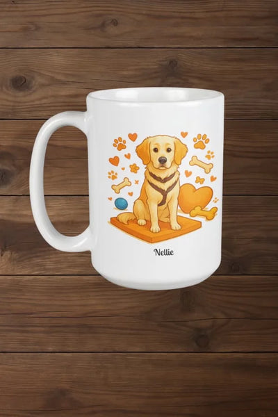 Fellnasen Mama Hund Tasse - Eigenes Bild + Name