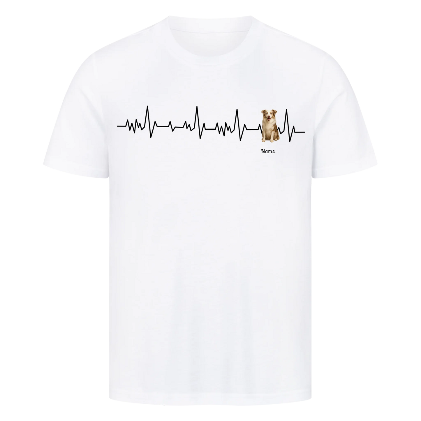 Herzschlag Haustier Bio T-Shirt