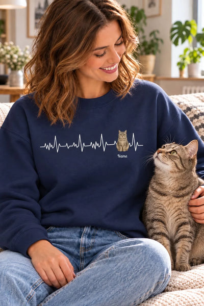 Herzschlag Sweatshirt