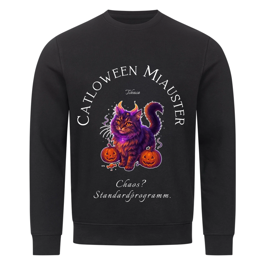 Unisex Sweatshirt Happy Catloween - Deine Katze als niedliches Monster