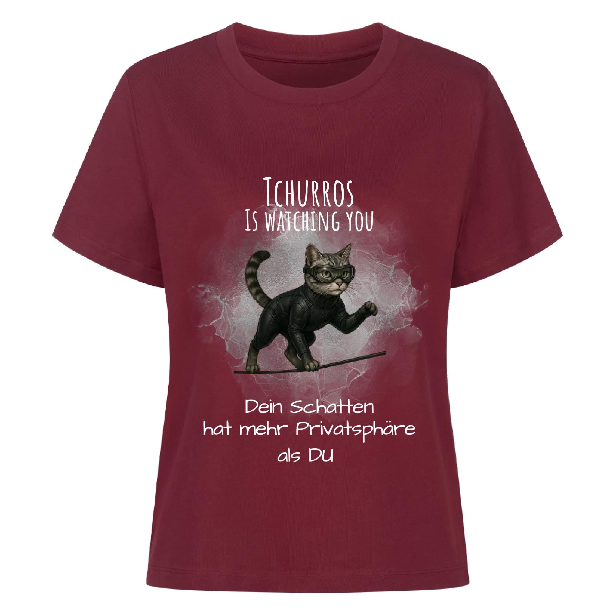 T-Shirt Deine Katze als Spion