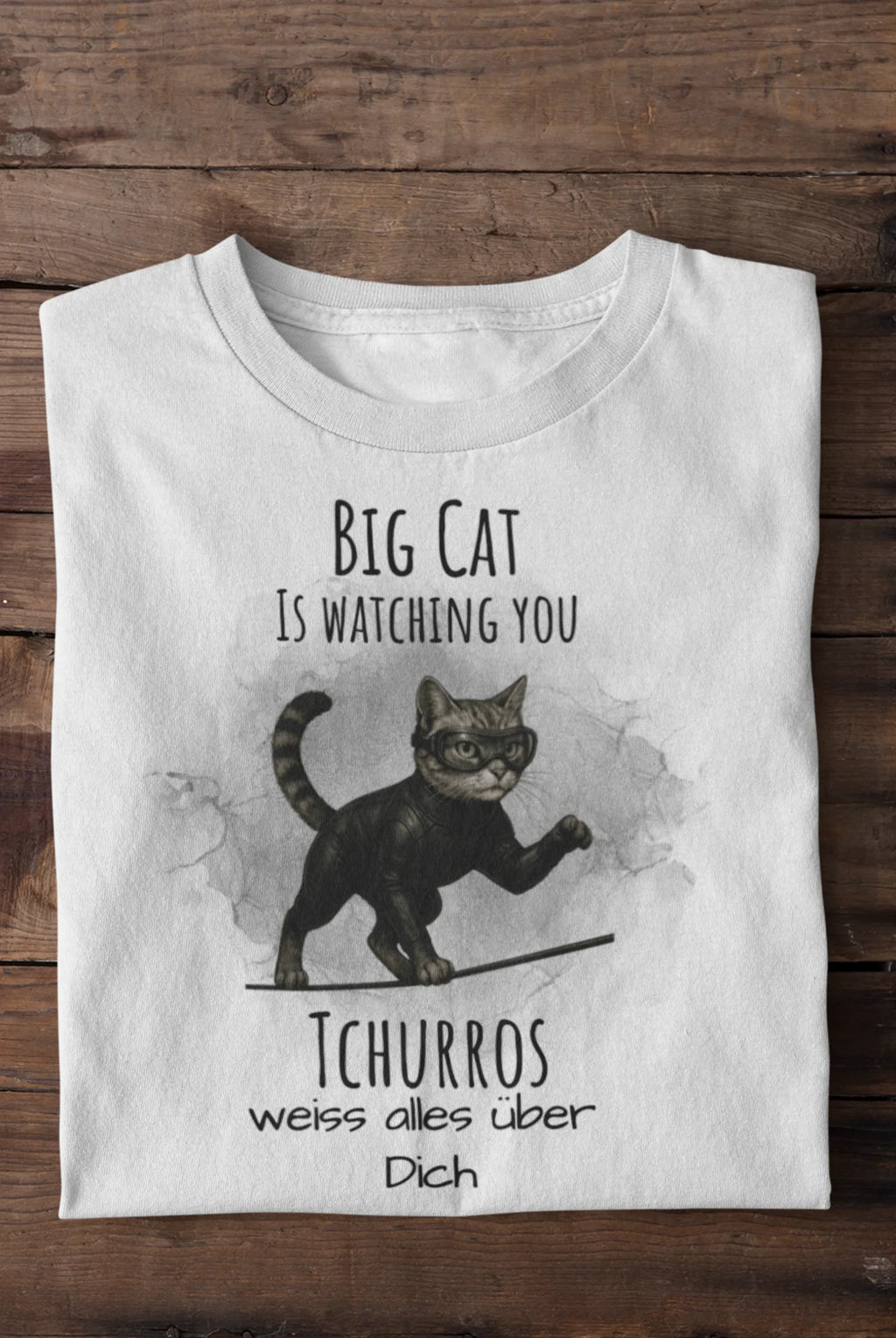 T-Shirt Deine Katze als Spion
