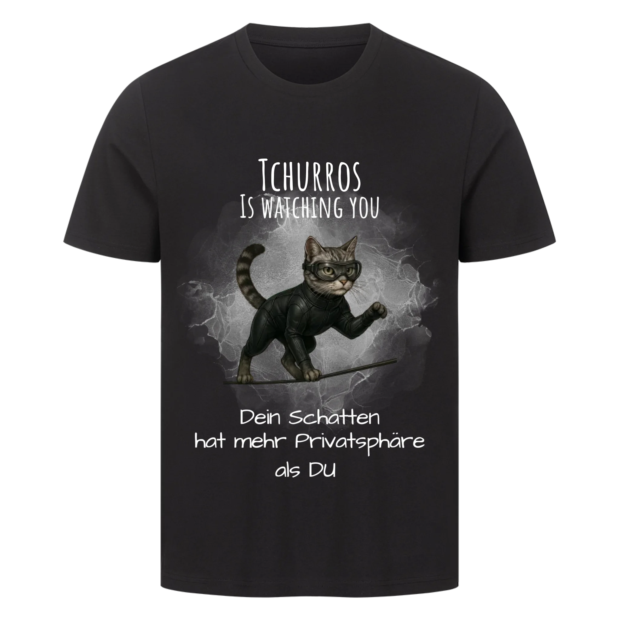 T-Shirt Deine Katze als Spion