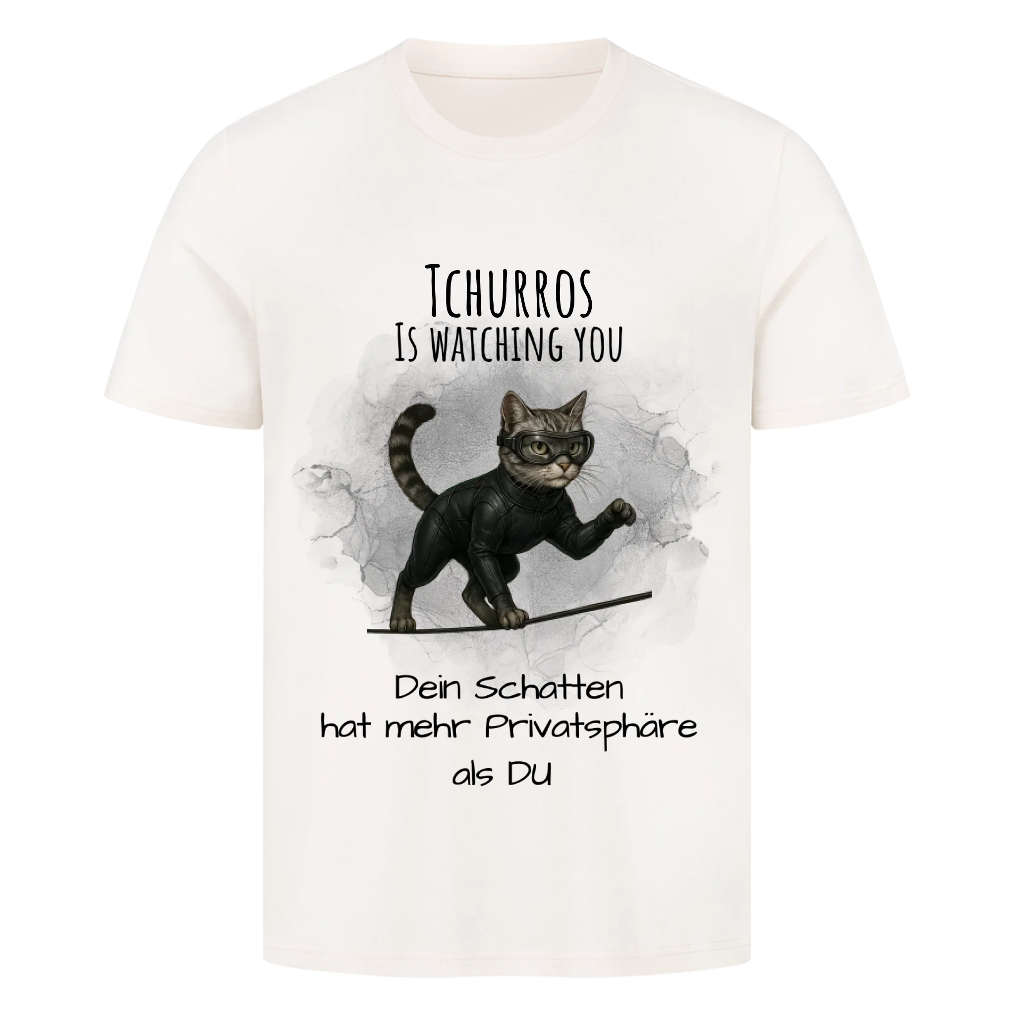 T-Shirt Deine Katze als Spion