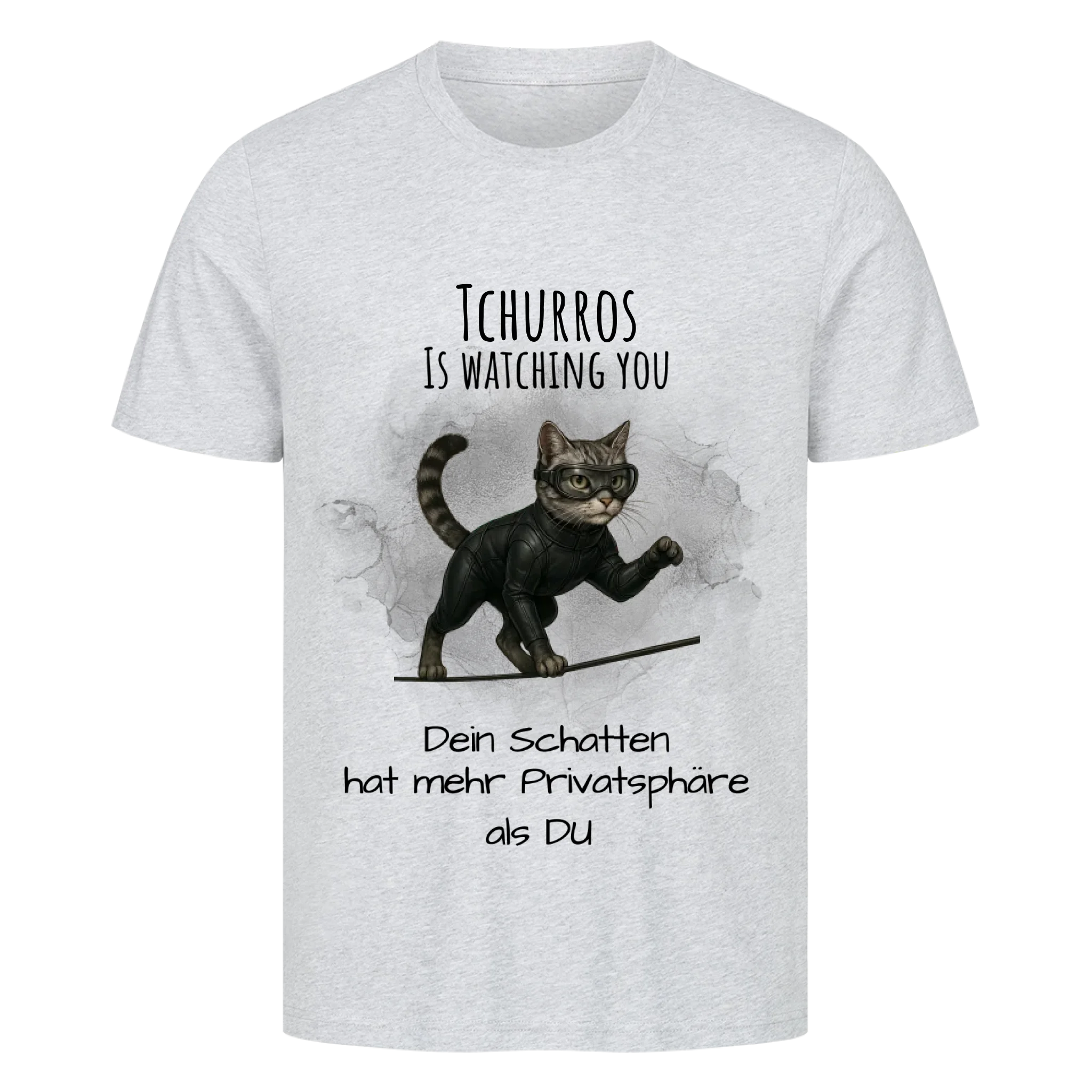 T-Shirt Deine Katze als Spion