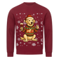 Weihnachtshund Premium Sweatshirt - Eigenes Bild