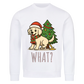 Hund & Weihnachtsbaum Premium Sweatshirt - Eigenes Bild