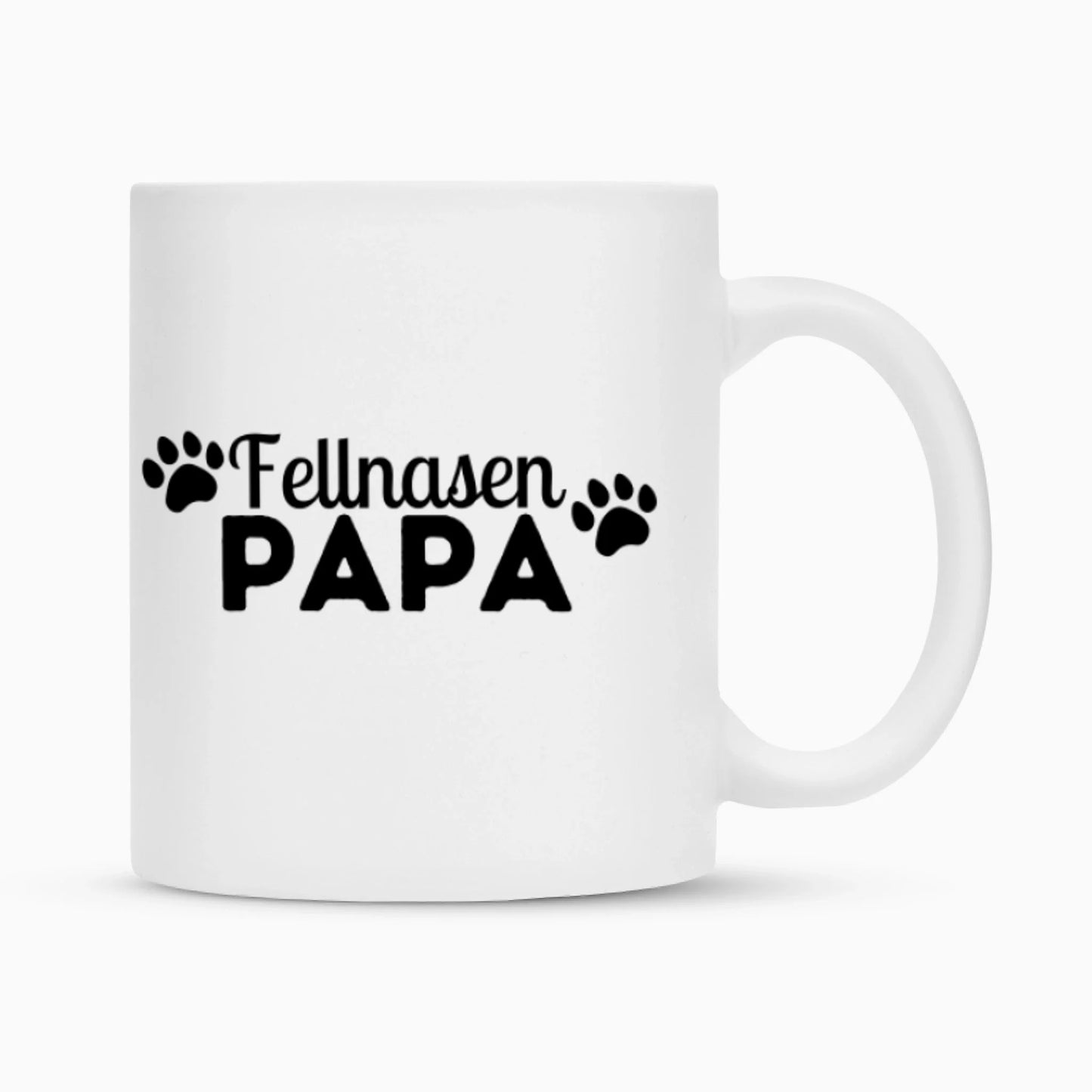 Fellnasen Papa Hund Tasse - Eigenes Bild + Name