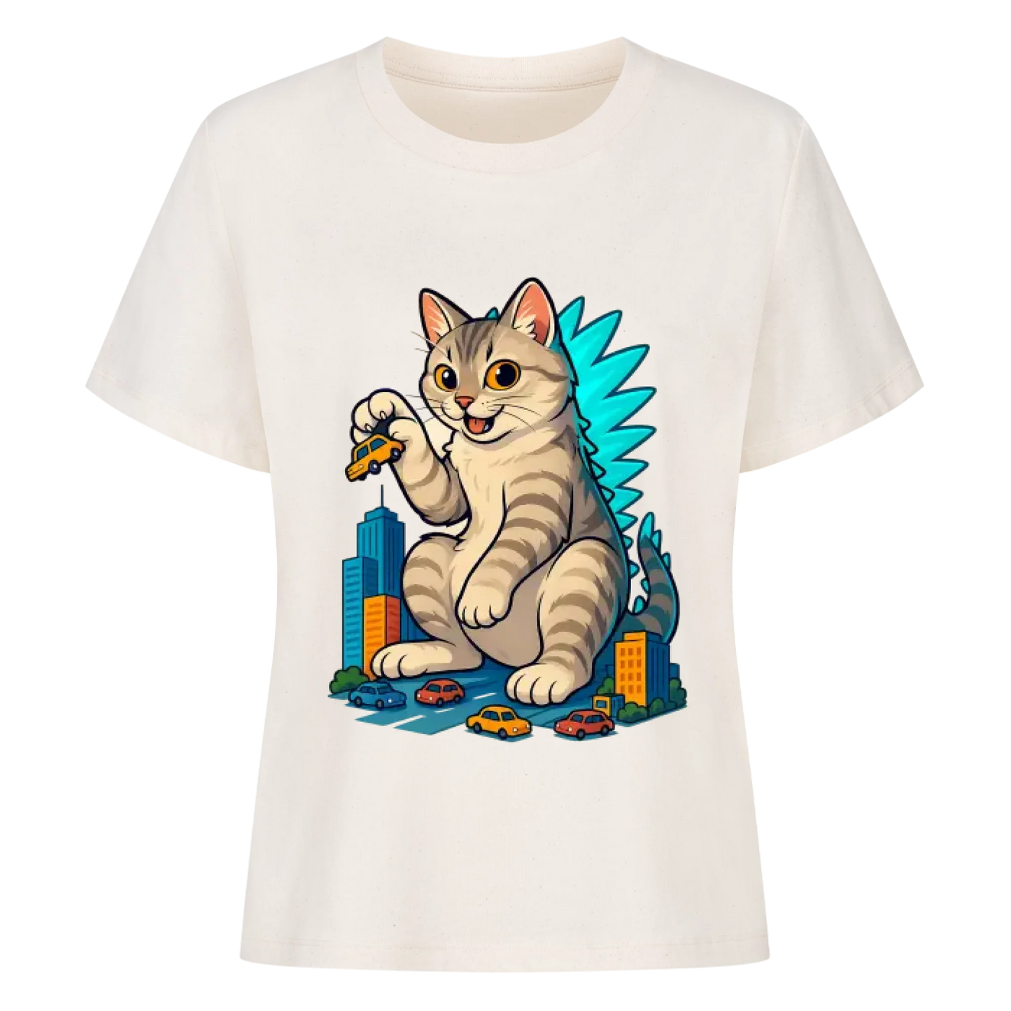 Catzilla - Individuelles Premium T-Shirt - Eigenes Bild