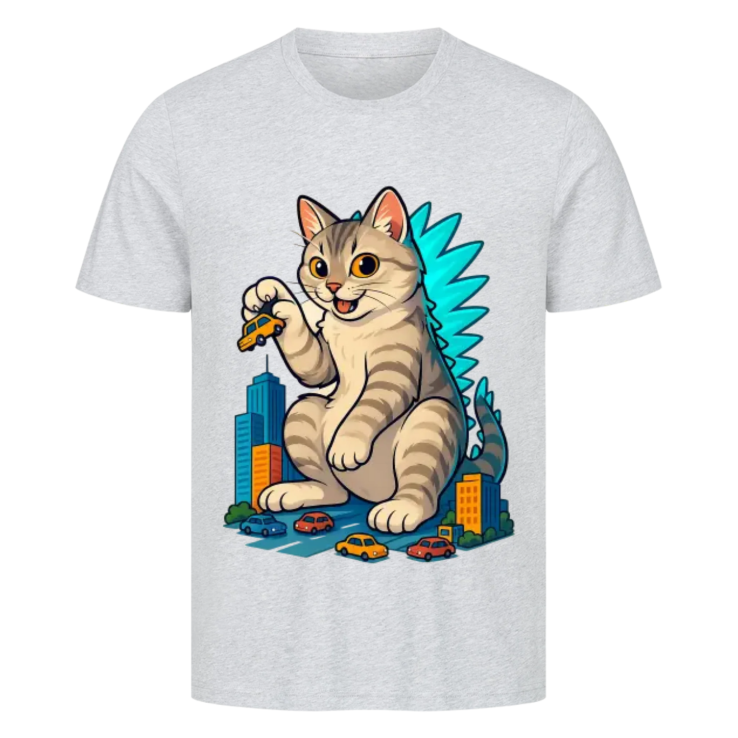 Catzilla - Individuelles Premium T-Shirt - Eigenes Bild