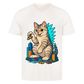 Catzilla - Individuelles Premium T-Shirt - Eigenes Bild