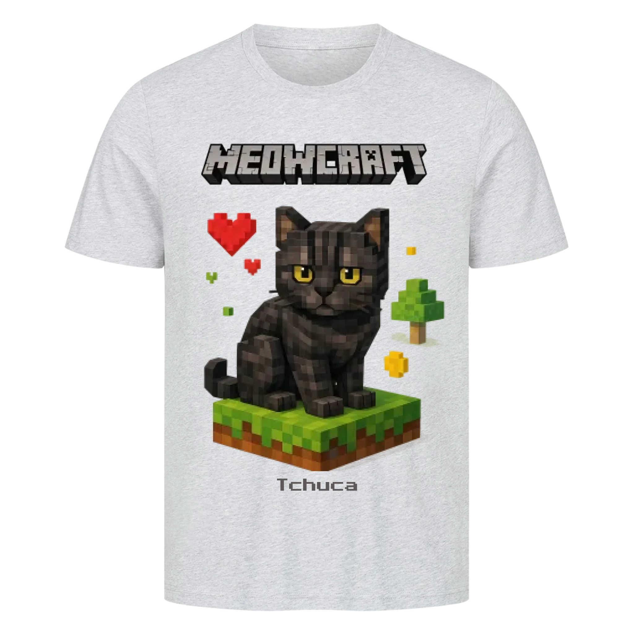 Meowcraft - Katzen - Individuelles Premium T-Shirt