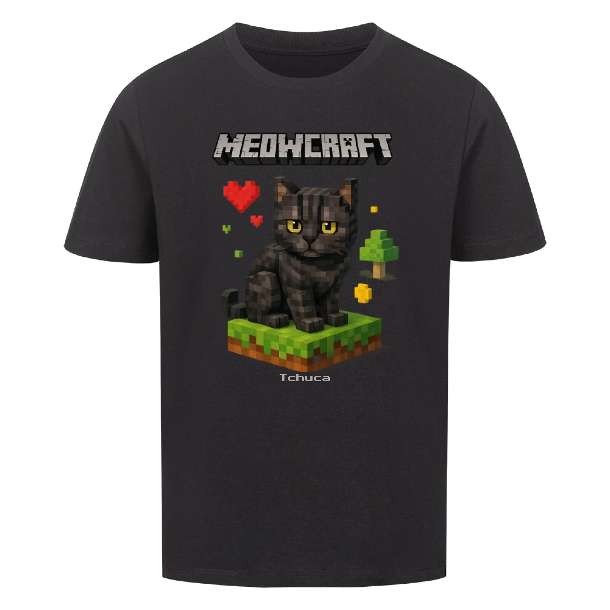 Meowcraft - Katzen - Individuelles Premium T-Shirt