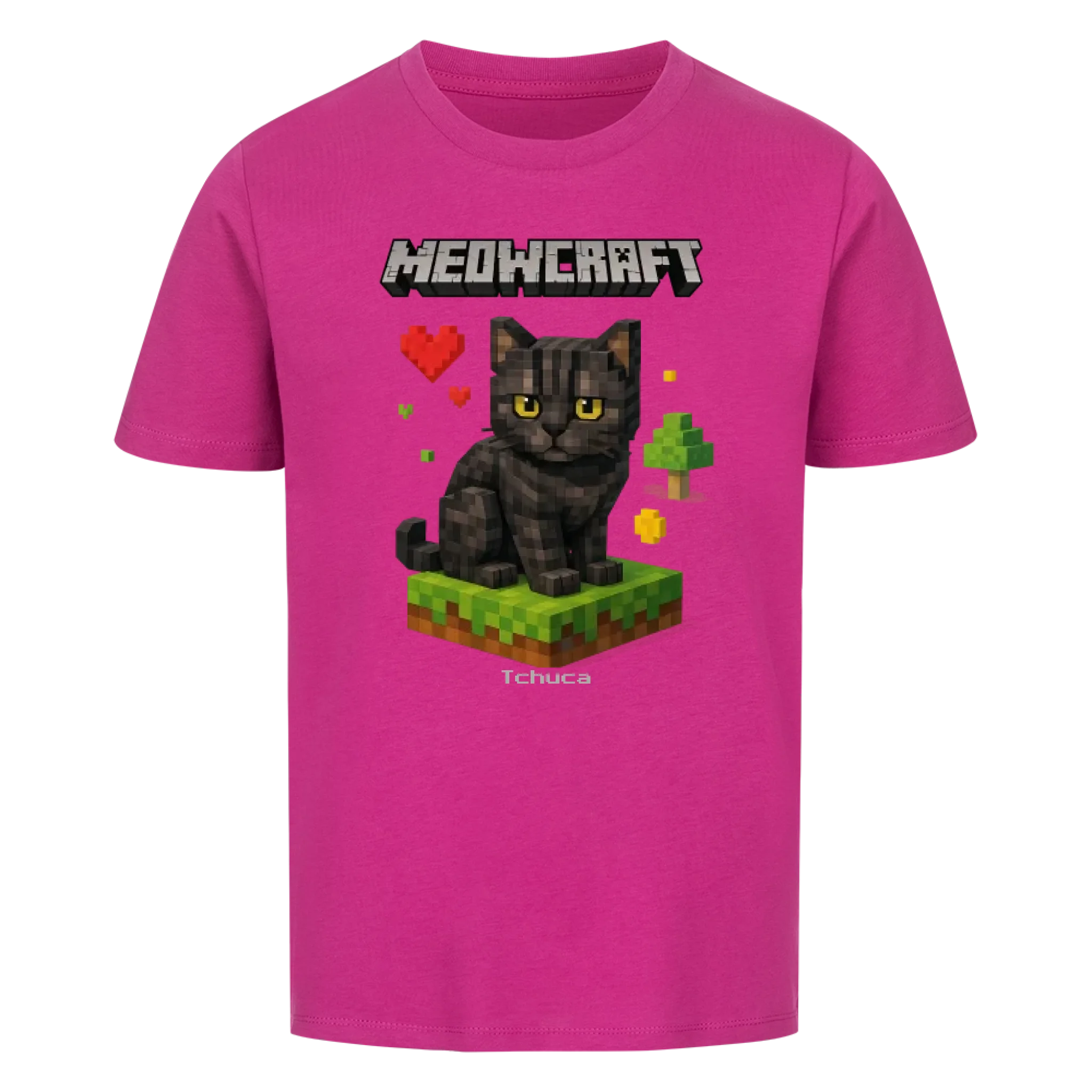 Meowcraft - Katzen - Individuelles Premium T-Shirt