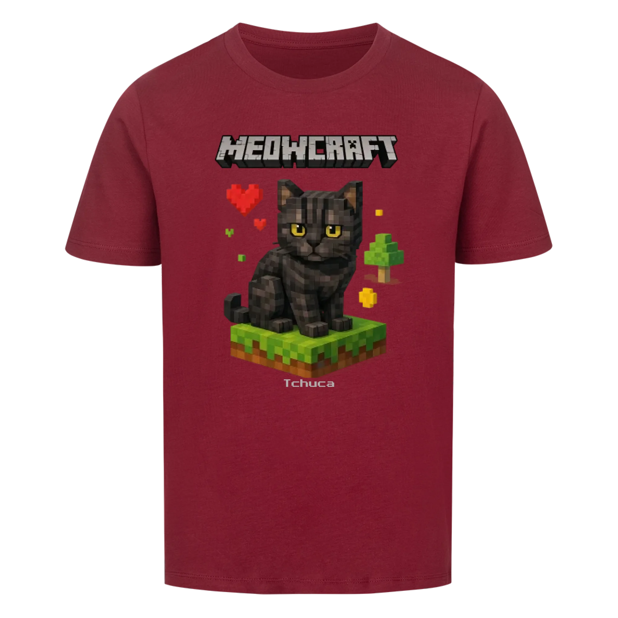 Meowcraft - Katzen - Individuelles Premium T-Shirt