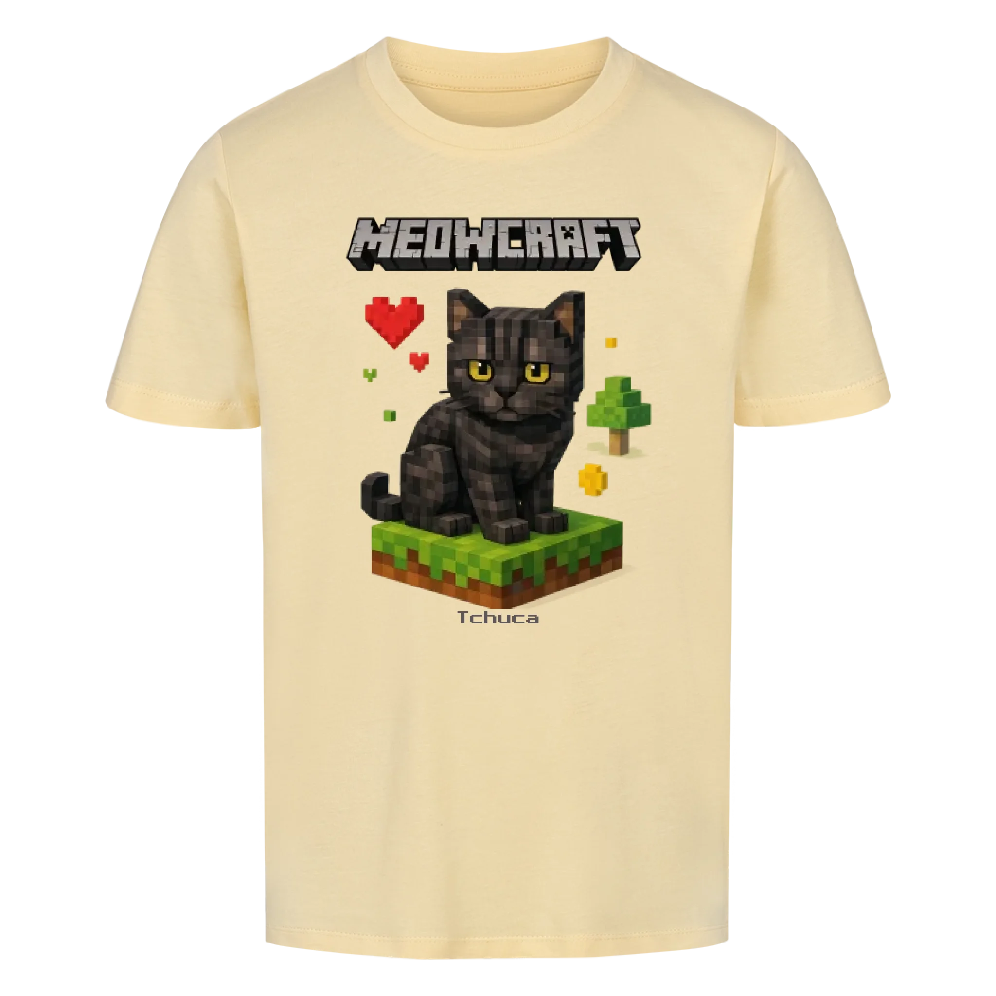 Meowcraft - Katzen - Individuelles Premium T-Shirt