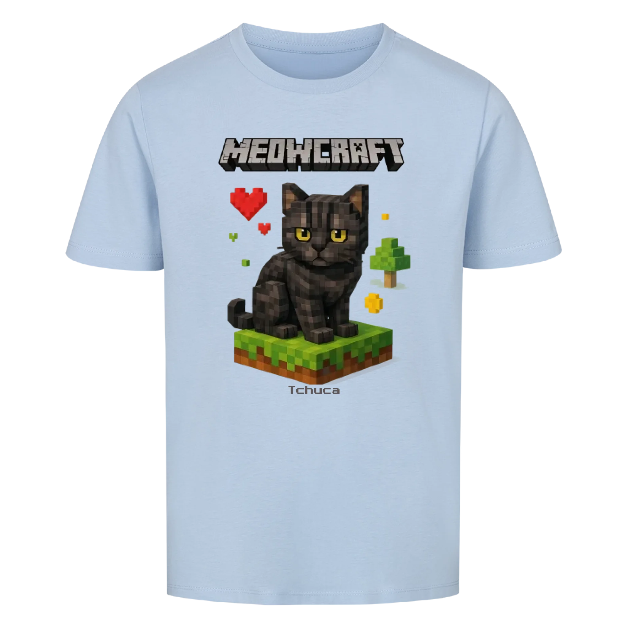 Meowcraft - Katzen - Individuelles Premium T-Shirt