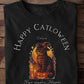 Happy Catloween Hexe T-Shirt - Eigenes Bild + Name