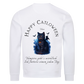 Happy Catloween Vampir Bio Sweatshirt - Eigenes Bild + Name