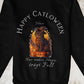 Happy Catloween Hexe Sweatshirt - Eigenes Bild + Name