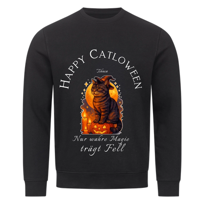 Happy Catloween Hexe Bio Sweatshirt
