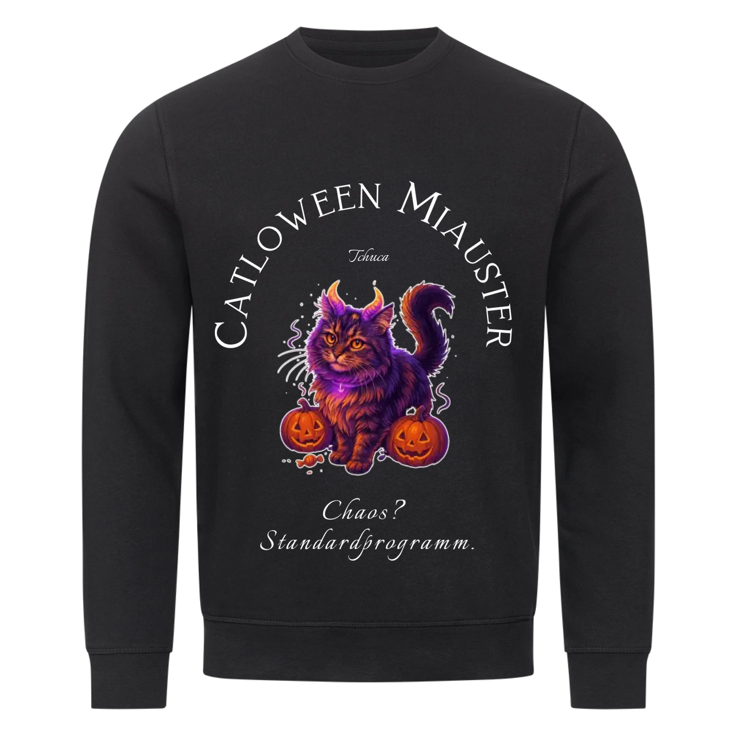 Catloween Monster Bio Sweatshirt - Eigenes Bild + Name