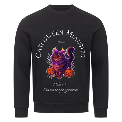 Catloween Monster Bio Sweatshirt - Eigenes Bild + Name