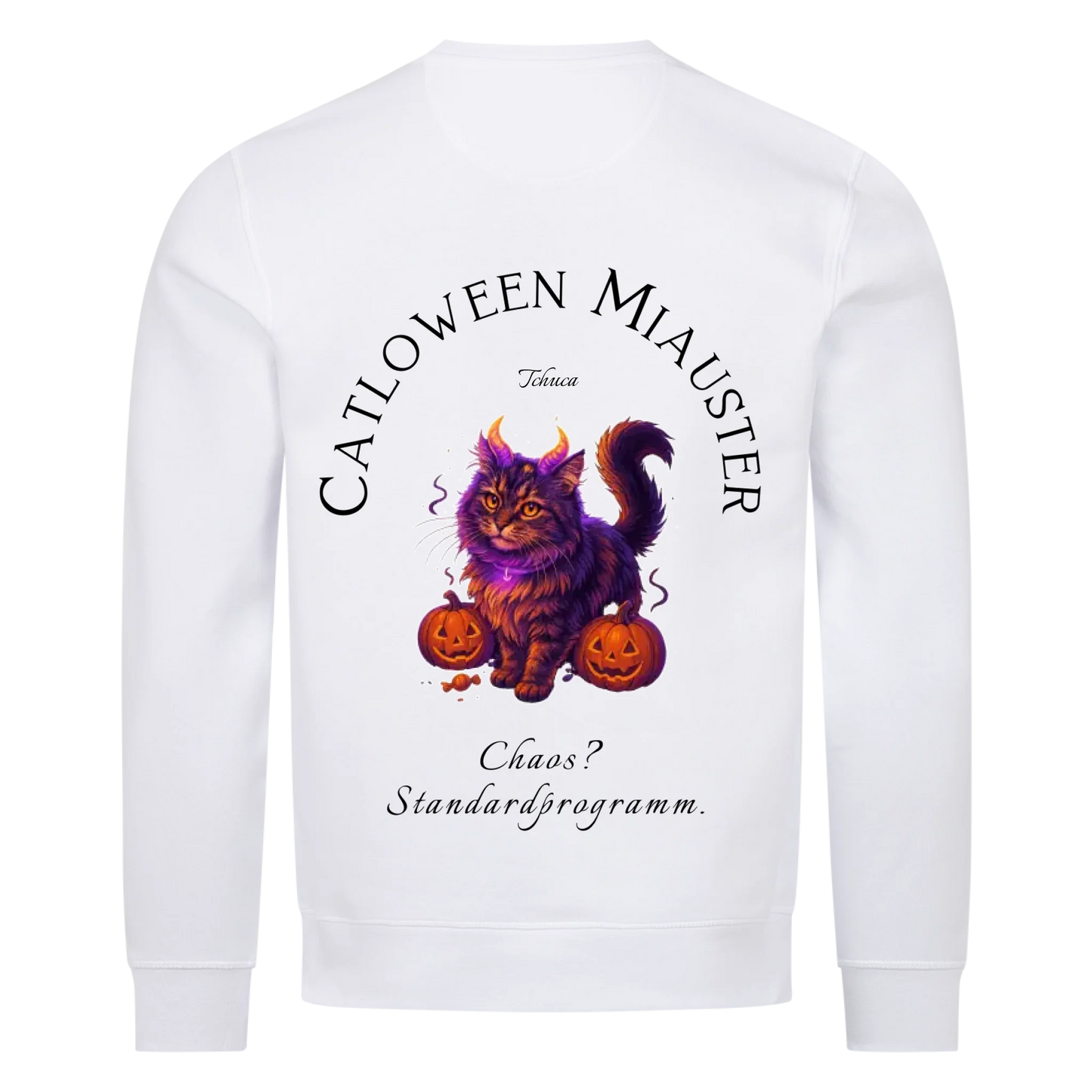 Catloween Monster Bio Sweatshirt - Eigenes Bild + Name