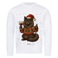 Weihnachtskatze Premium Sweatshirt - Eigenes Bild