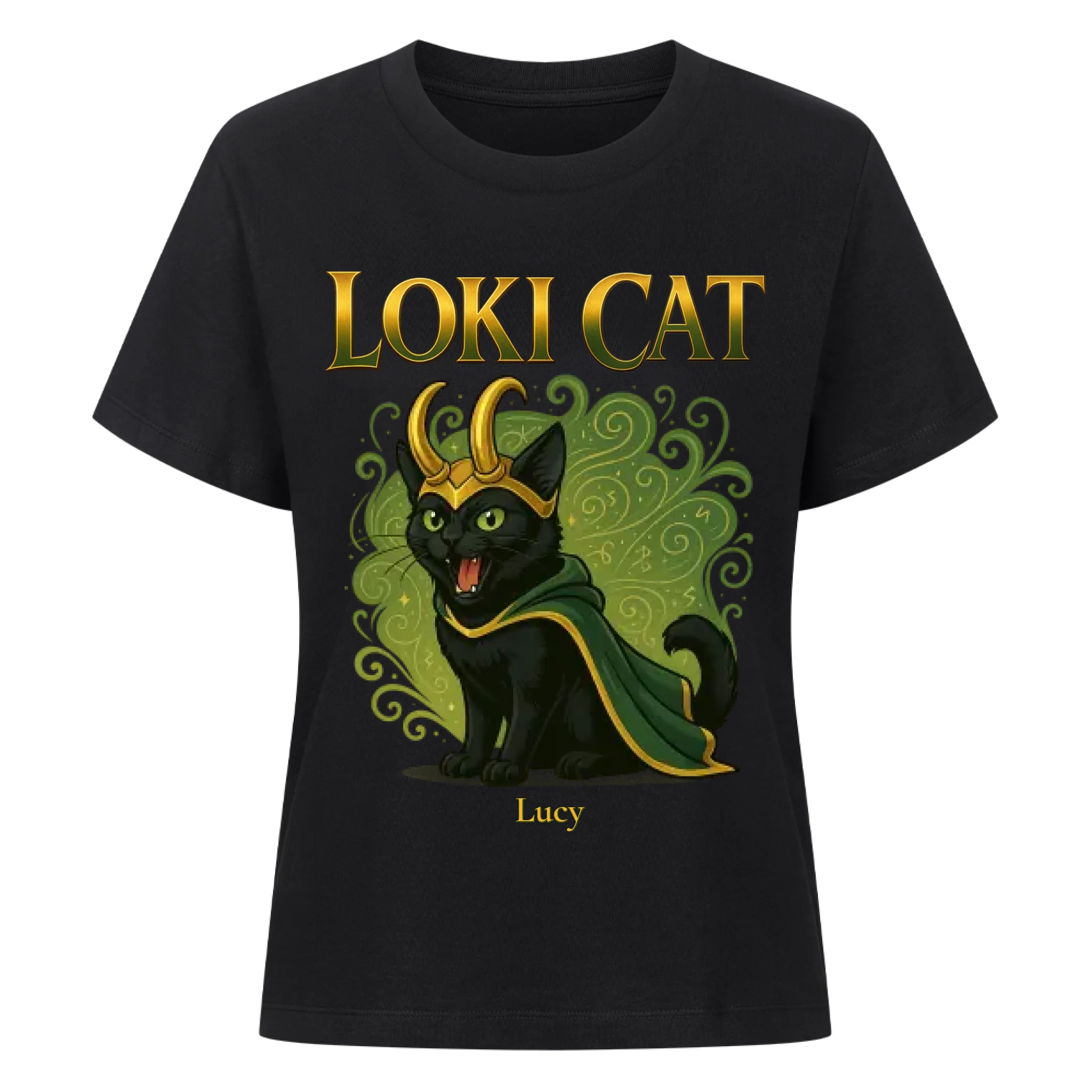 Cute Loki Cat - Katzen - Individuelles Premium T-Shirt