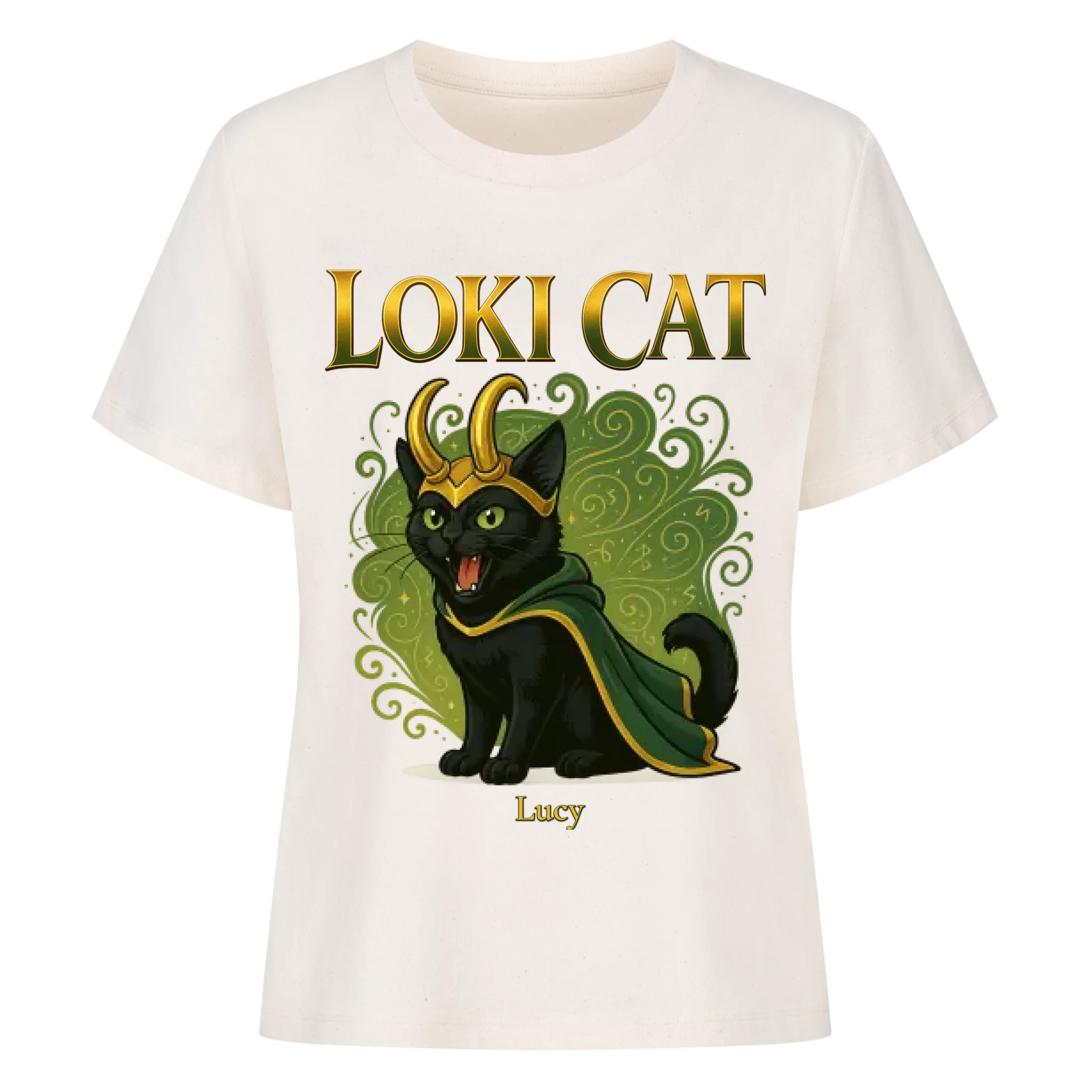 Cute Loki Cat - Katzen - Individuelles Premium T-Shirt
