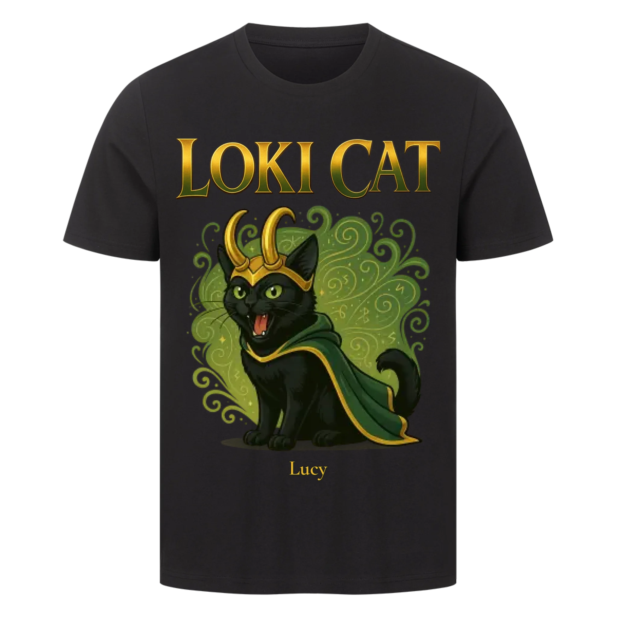 Cute Loki Cat - Katzen - Individuelles Premium T-Shirt