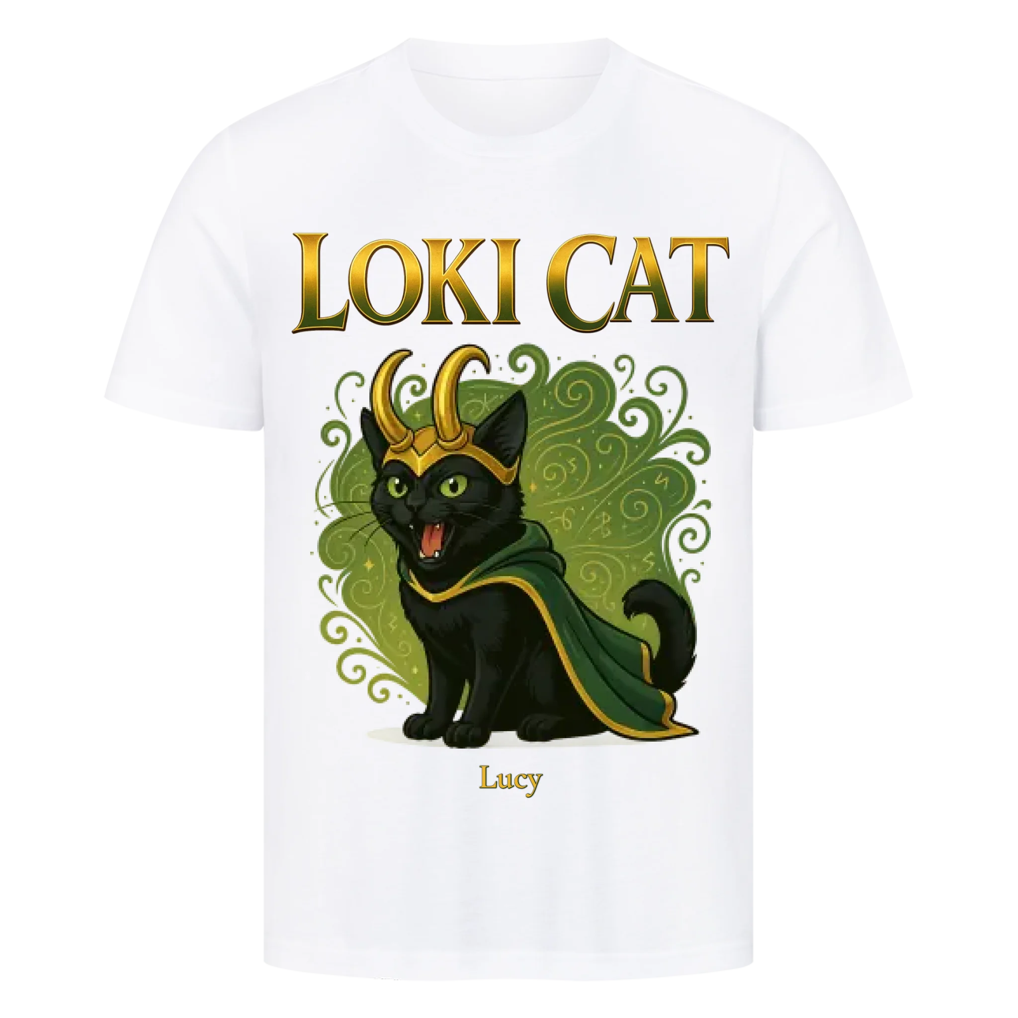 Cute Loki Cat - Katzen - Individuelles Premium T-Shirt