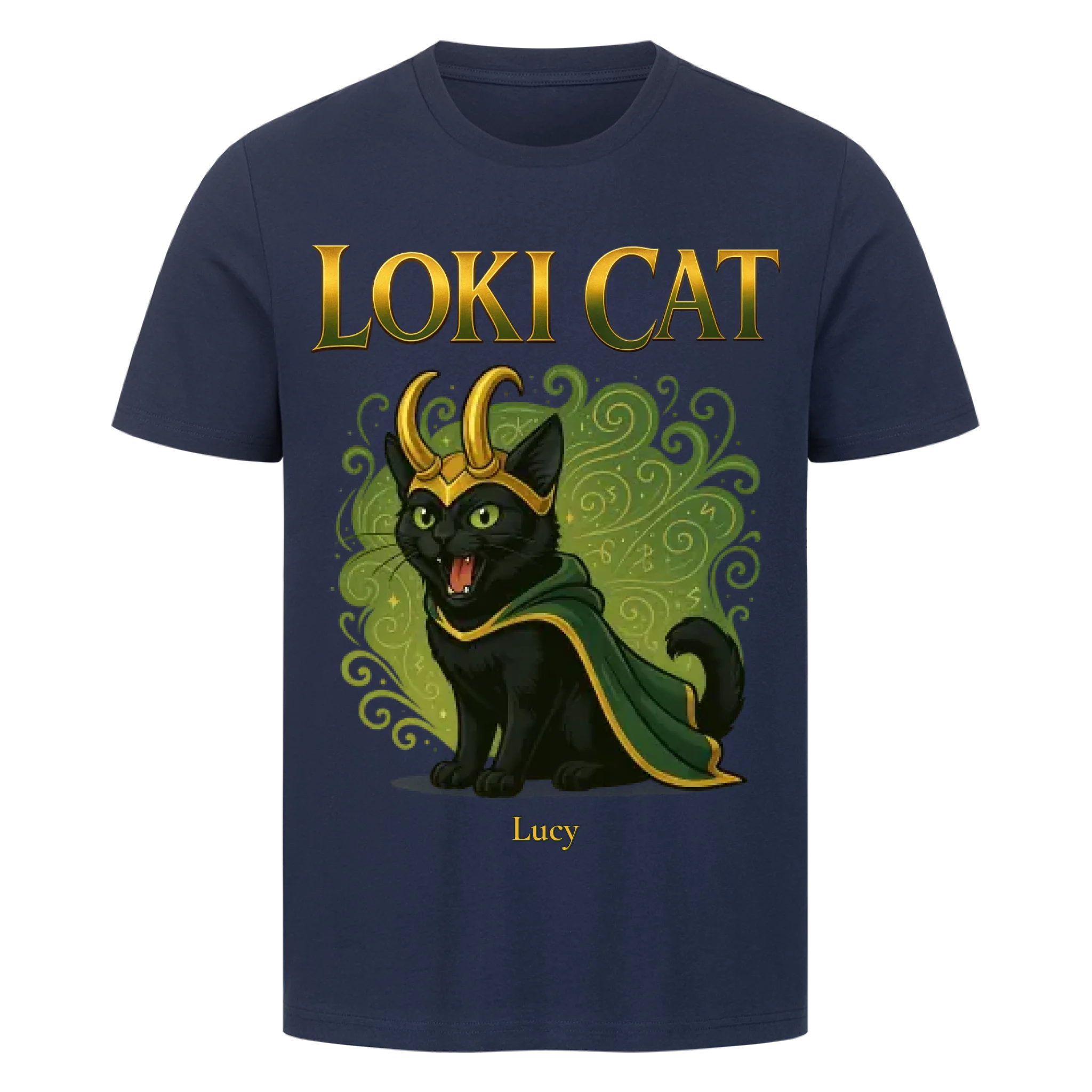 Cute Loki Cat - Katzen - Individuelles Premium T-Shirt