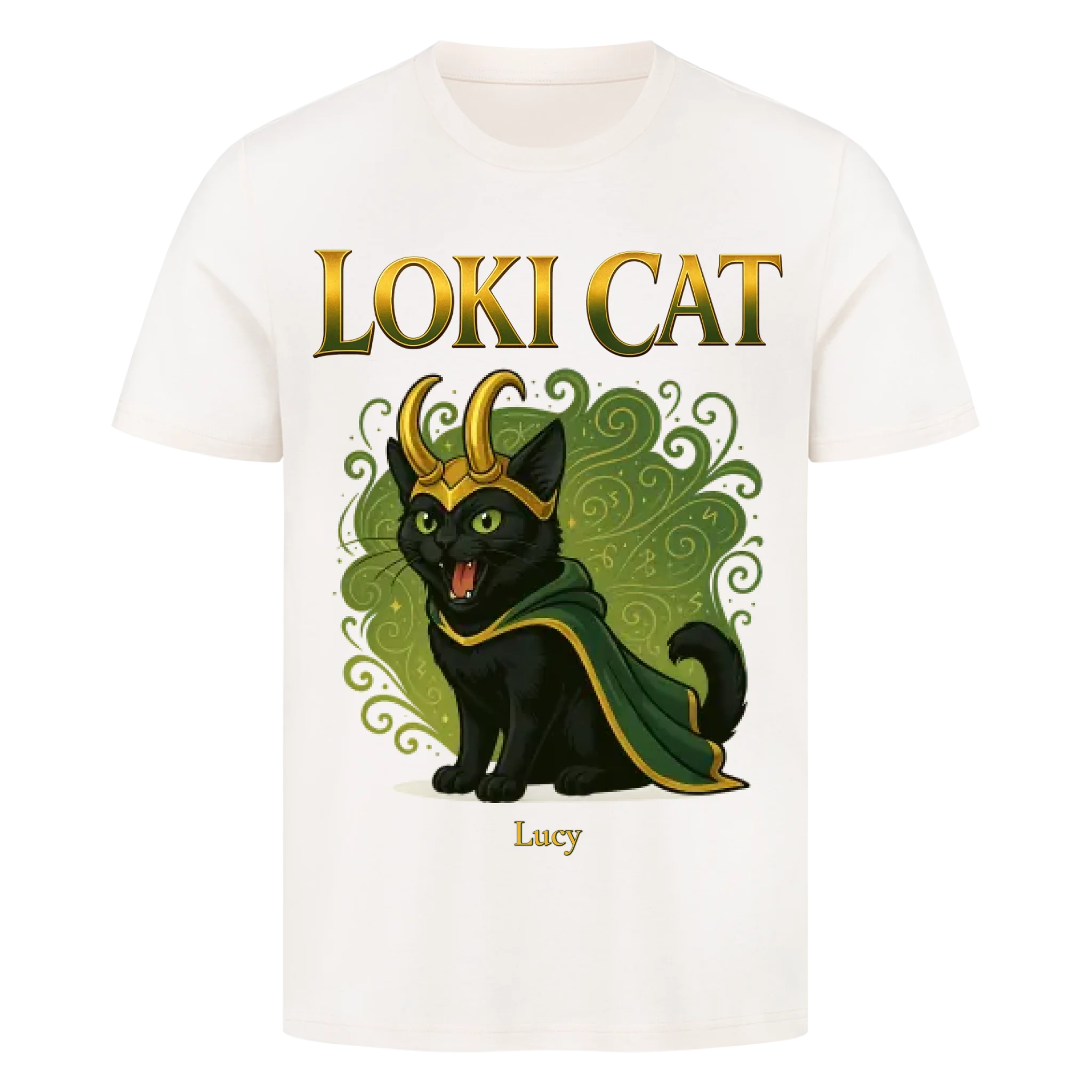 Cute Loki Cat - Katzen - Individuelles Premium T-Shirt
