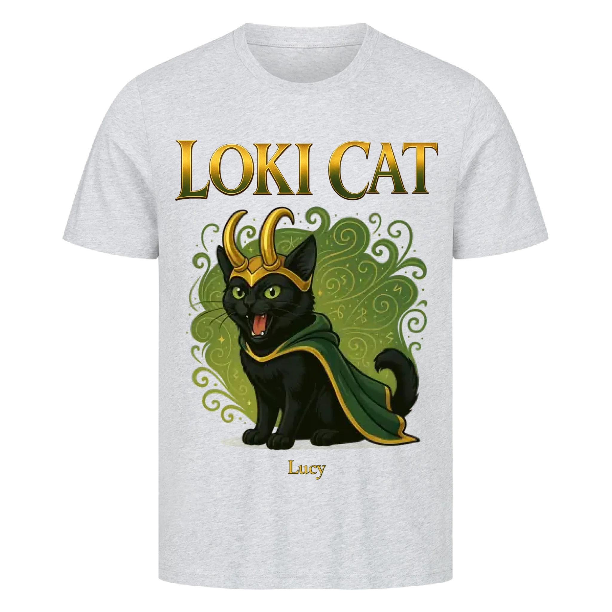 Cute Loki Cat - Katzen - Individuelles Premium T-Shirt