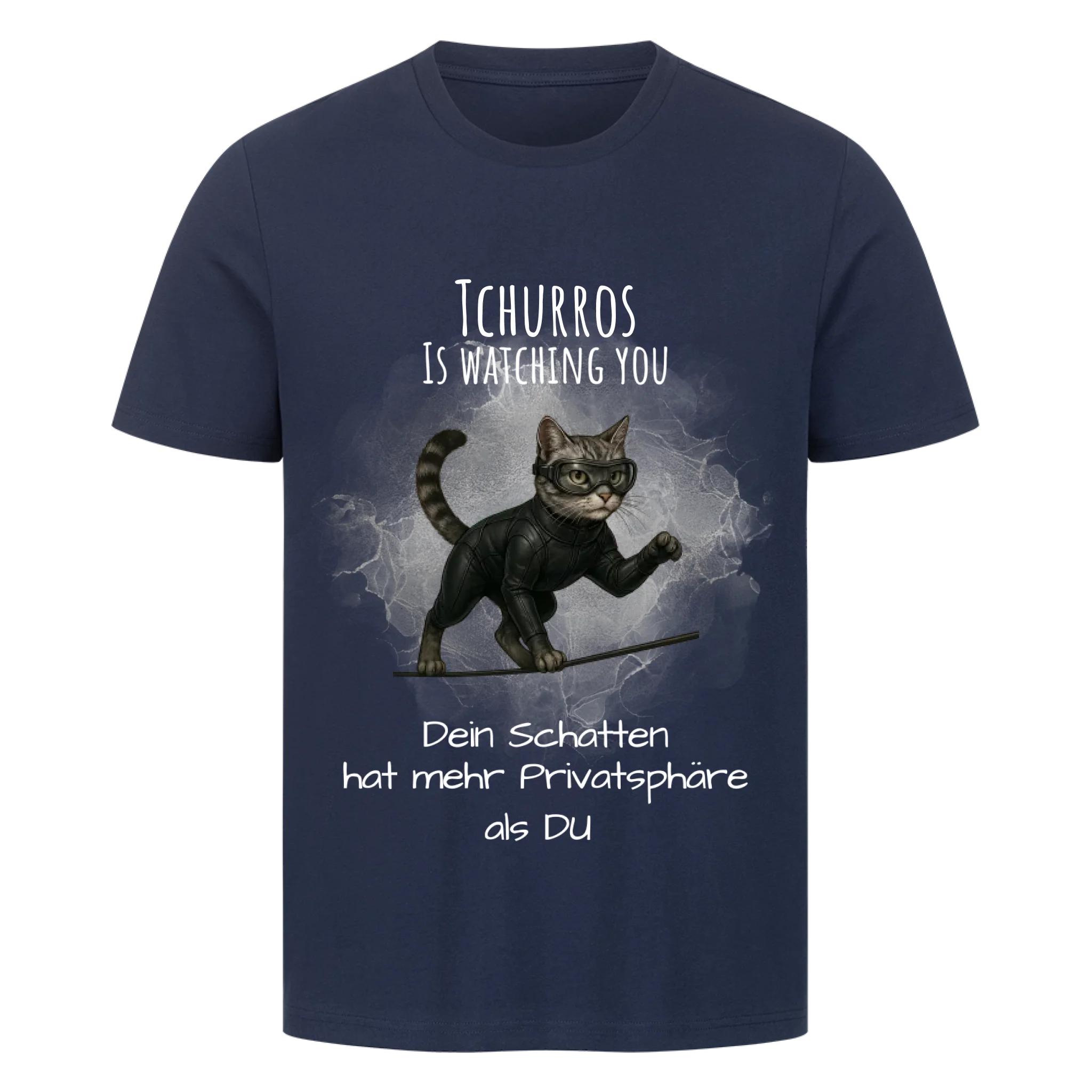 Deine Katze als Spion - Individuelles Premium T-Shirt