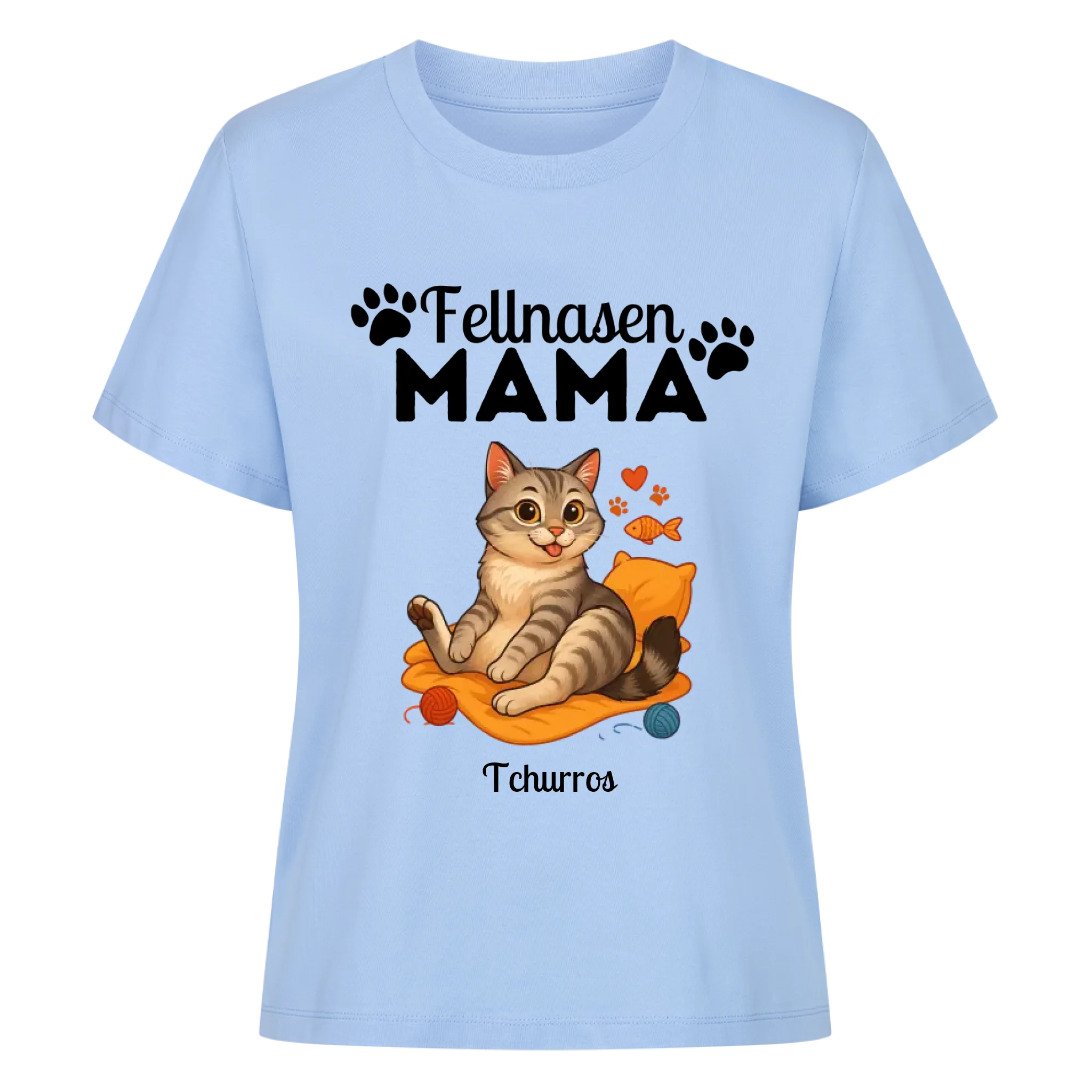Katzen Fellnasen Mama - Individuelles Premium T-Shirt