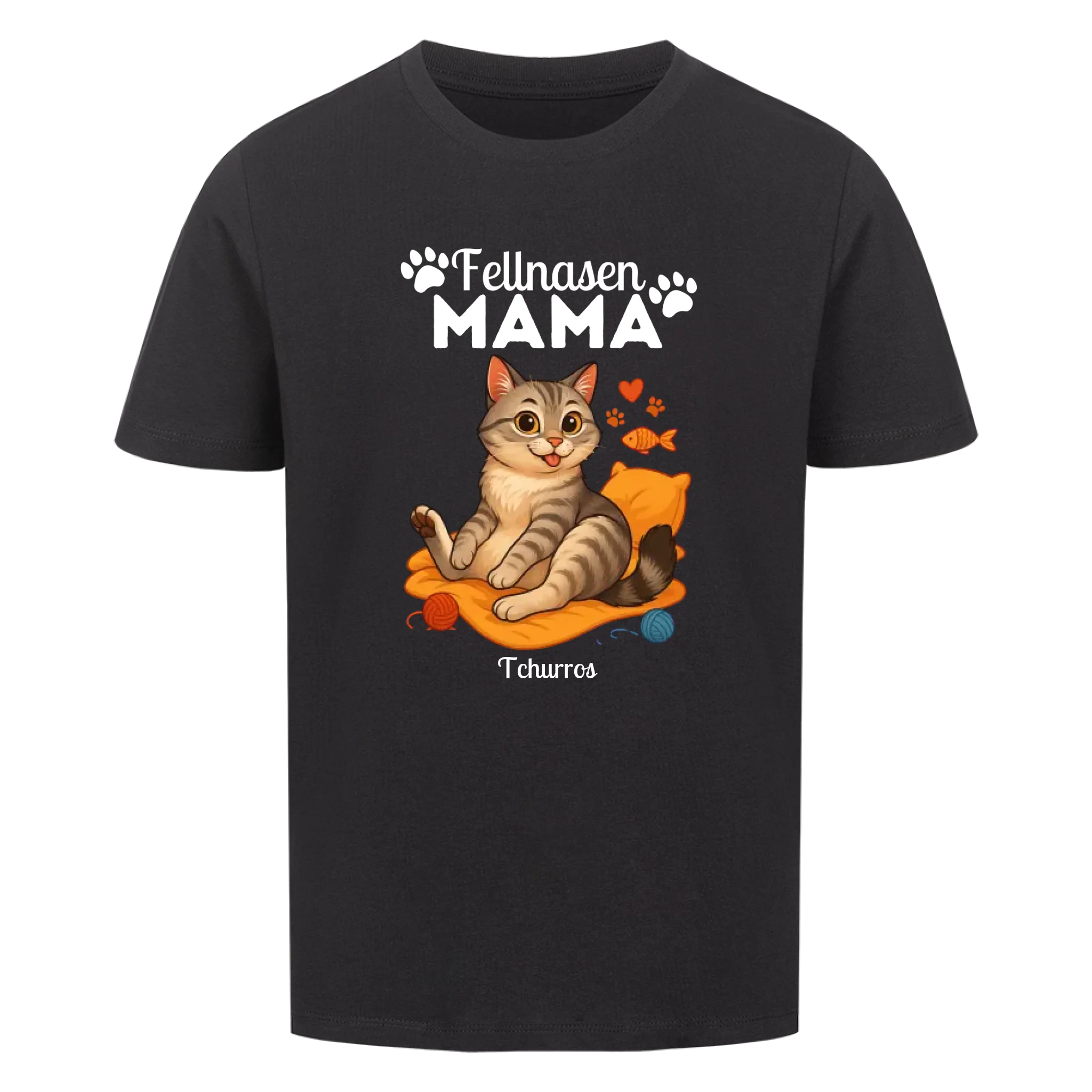 Katzen Fellnasen Mama - Individuelles Premium T-Shirt