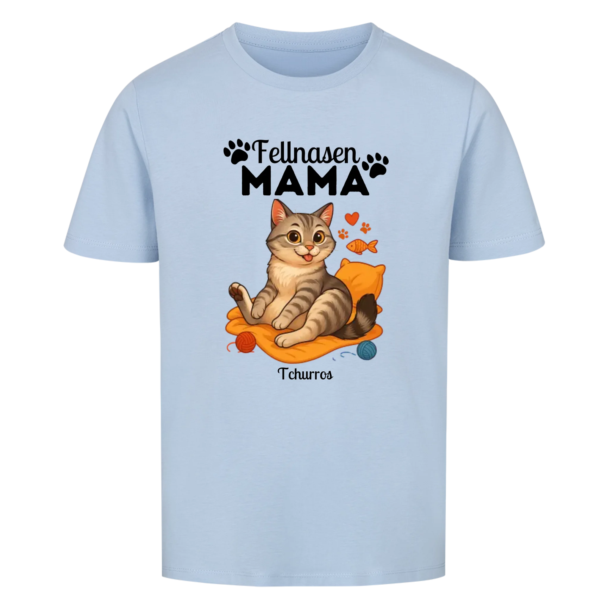 Katzen Fellnasen Mama - Individuelles Premium T-Shirt