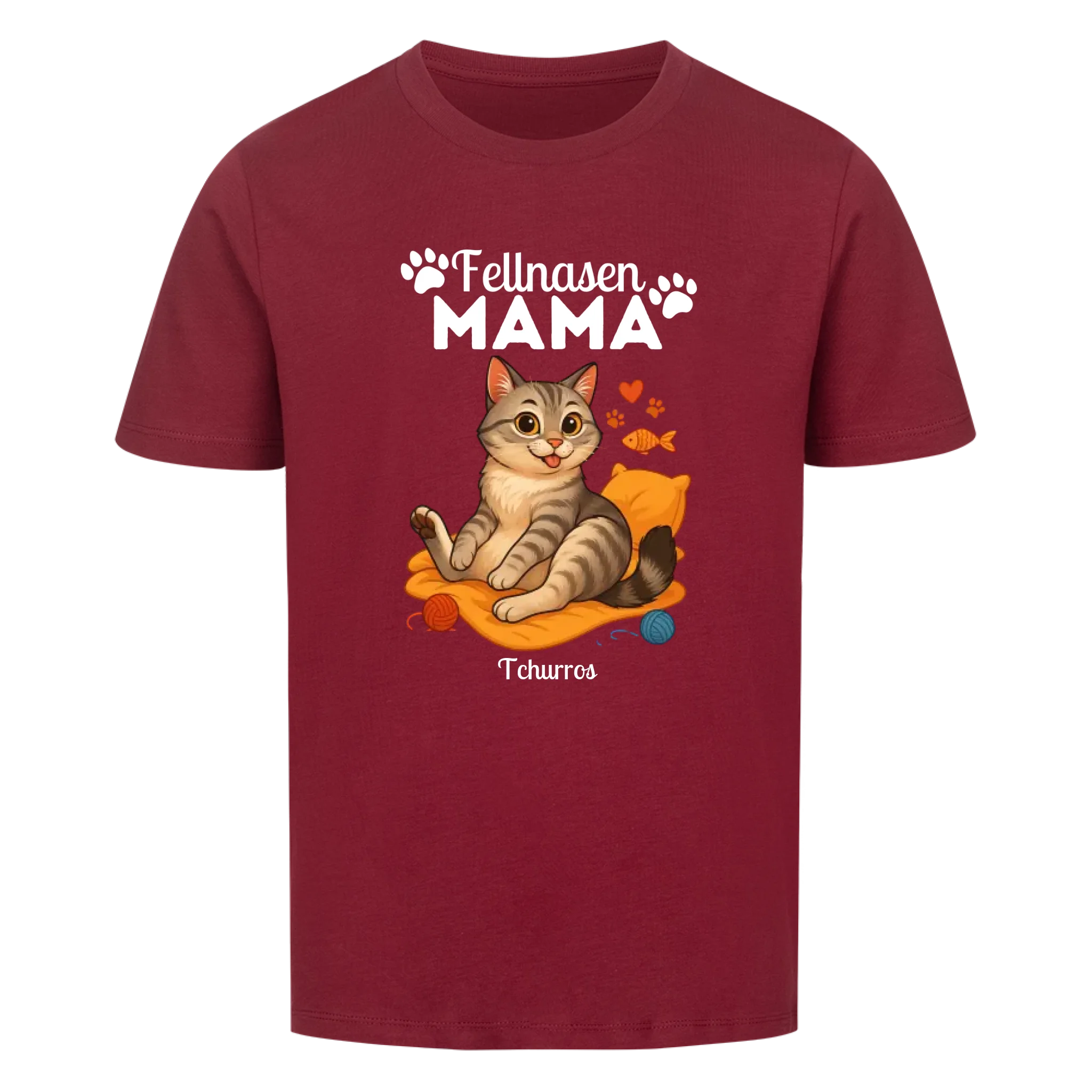 Katzen Fellnasen Mama - Individuelles Premium T-Shirt