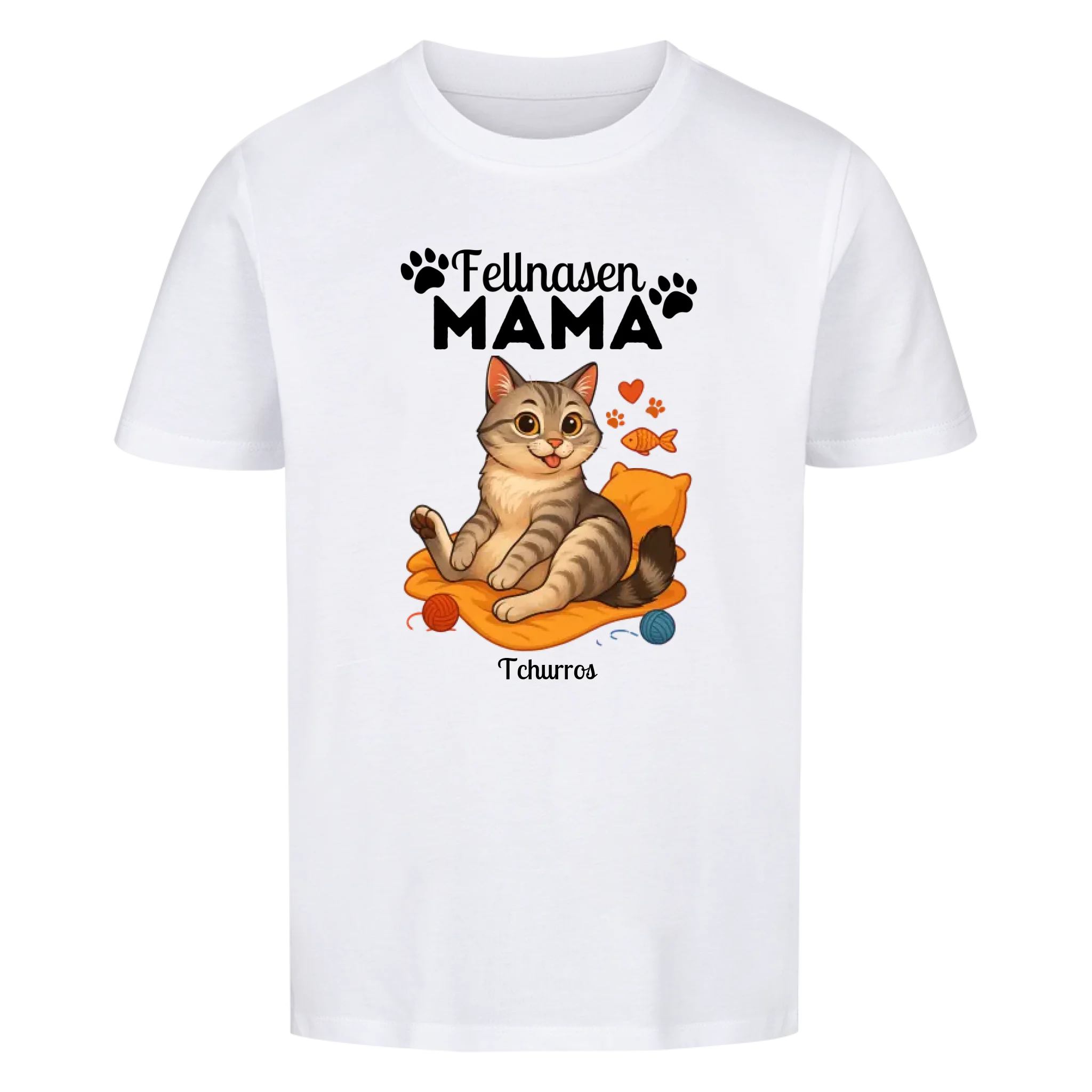 Katzen Fellnasen Mama - Individuelles Premium T-Shirt