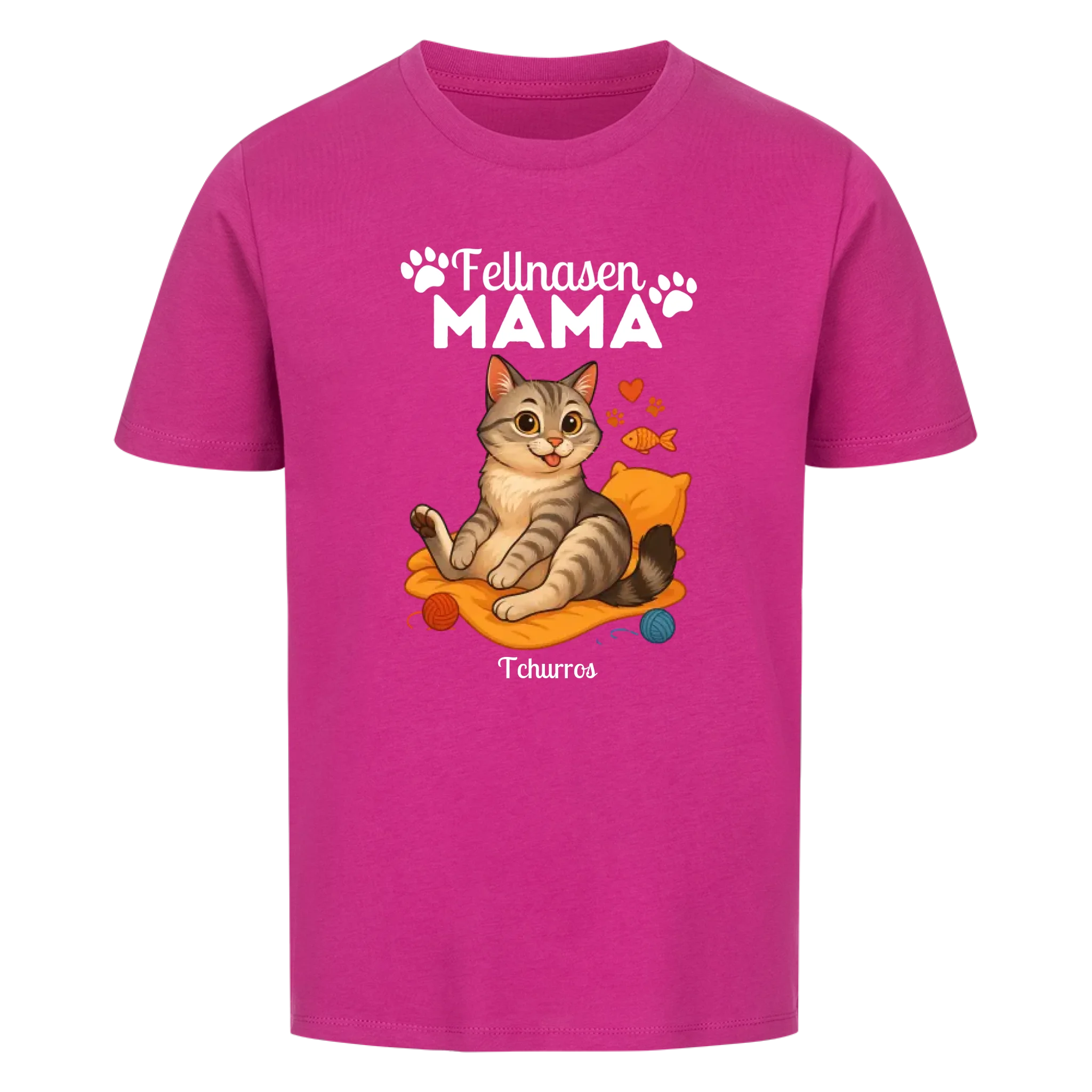 Katzen Fellnasen Mama - Individuelles Premium T-Shirt