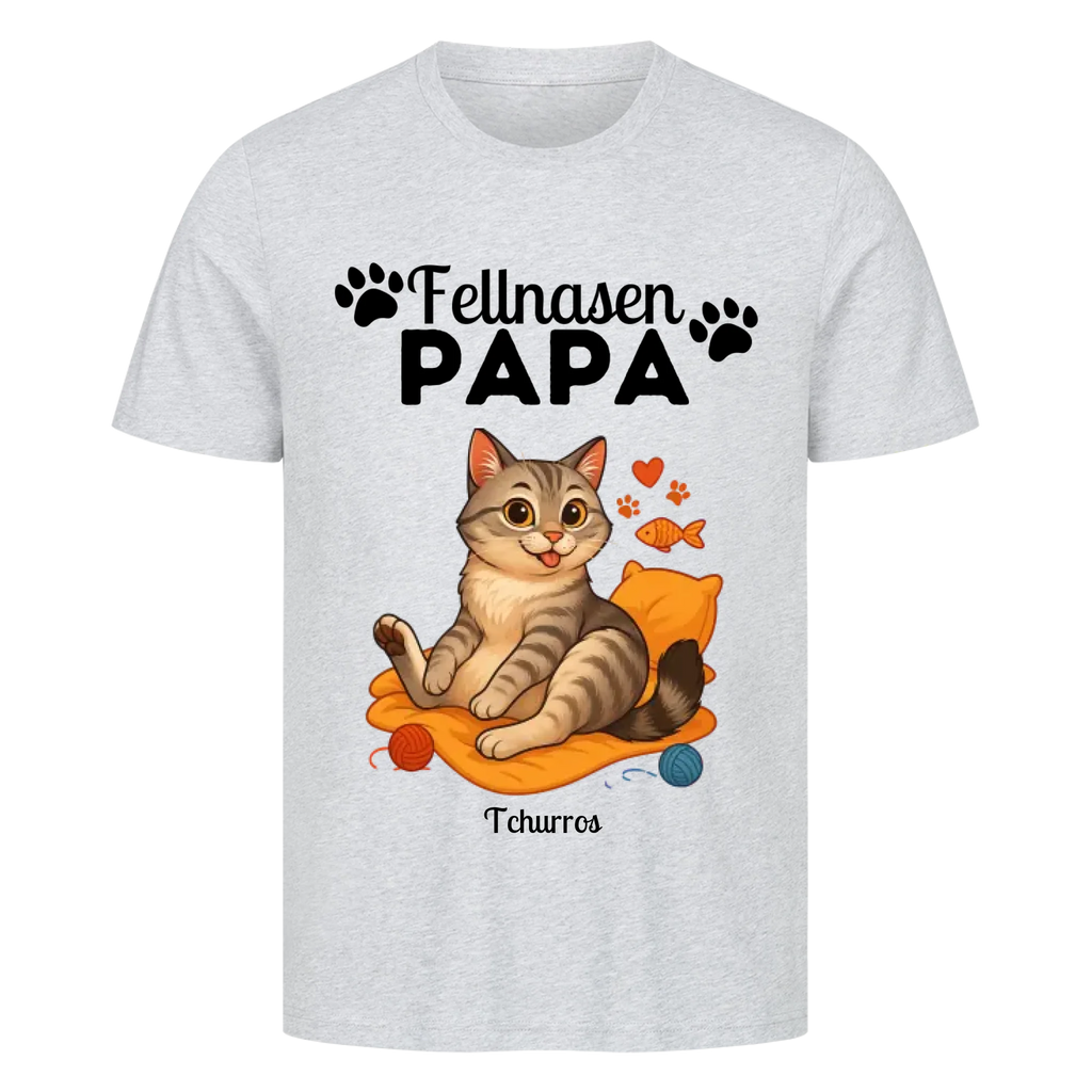 Katzen Fellnasen Papa - Individuelles Premium T-Shirt