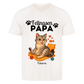Fellnasen Papa Katze Premium T-Shirt - Eigenes Bild + Name