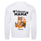 Fellnasen Mama Katze Bio Sweatshirt - Eigenes Bild + Name