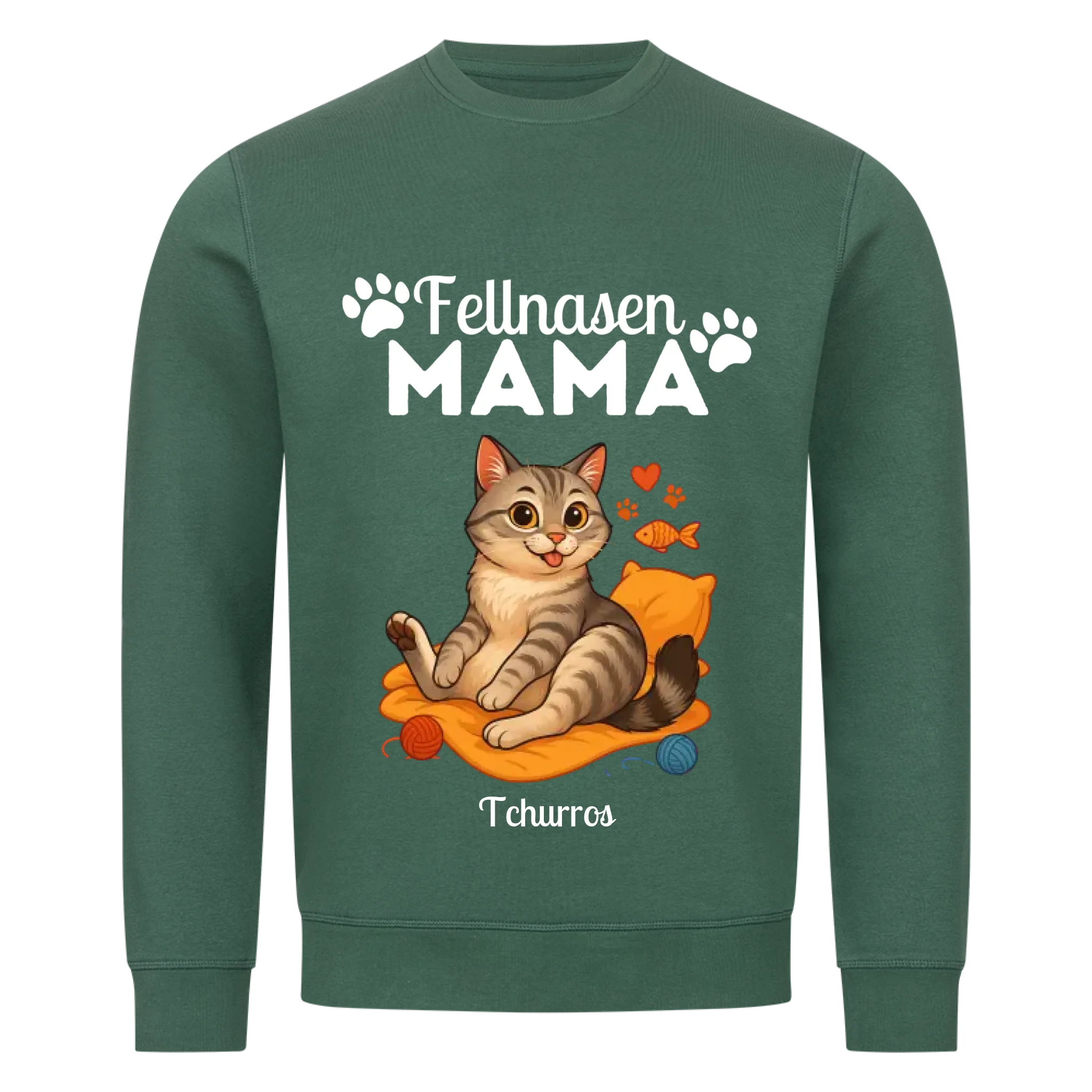 Katzen Fellnasen Mama - Individuelles Premium Sweatshirt