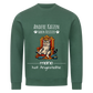 Deine Katze auf Thron Bio Sweatshirt - Eigenes Bild